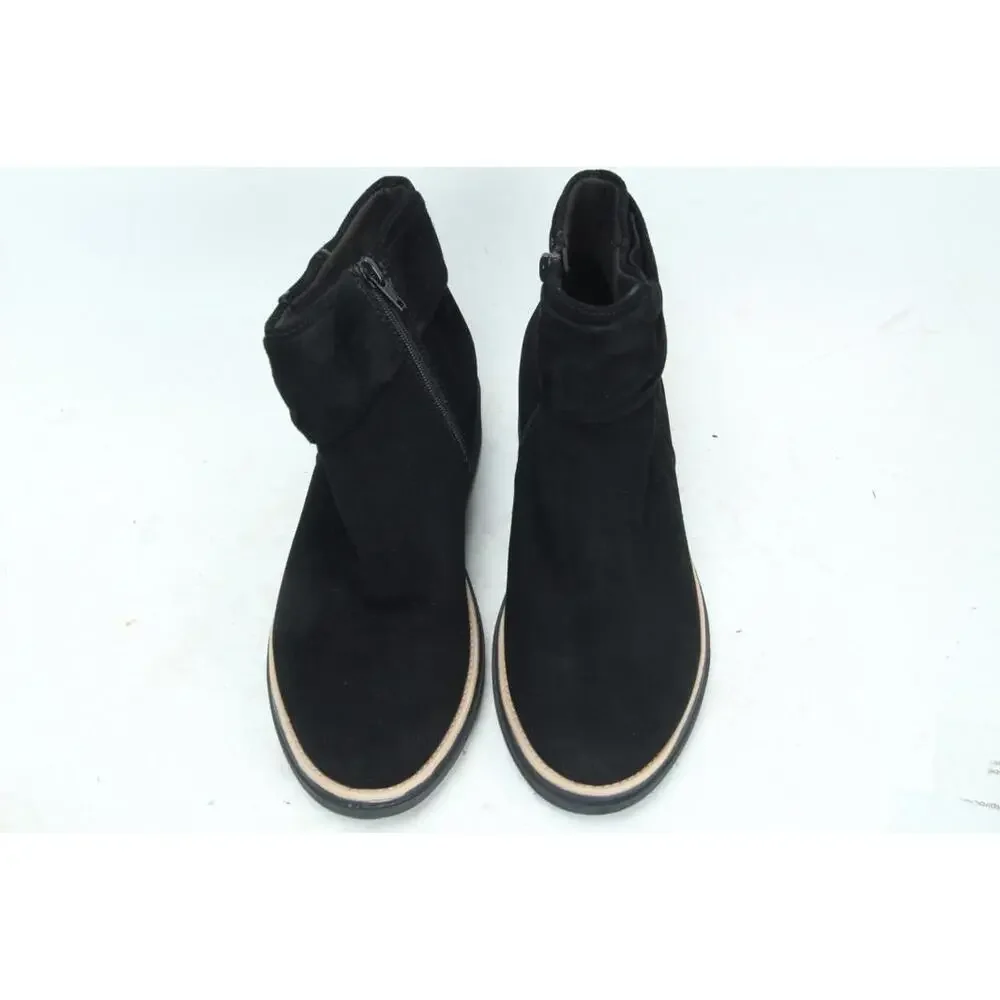 Clarks Sharon Salon Booties wedge Women's Sz 7.5 M ankle boots bootie Shoes